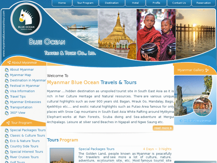 www.myanmarblueoceantour.com