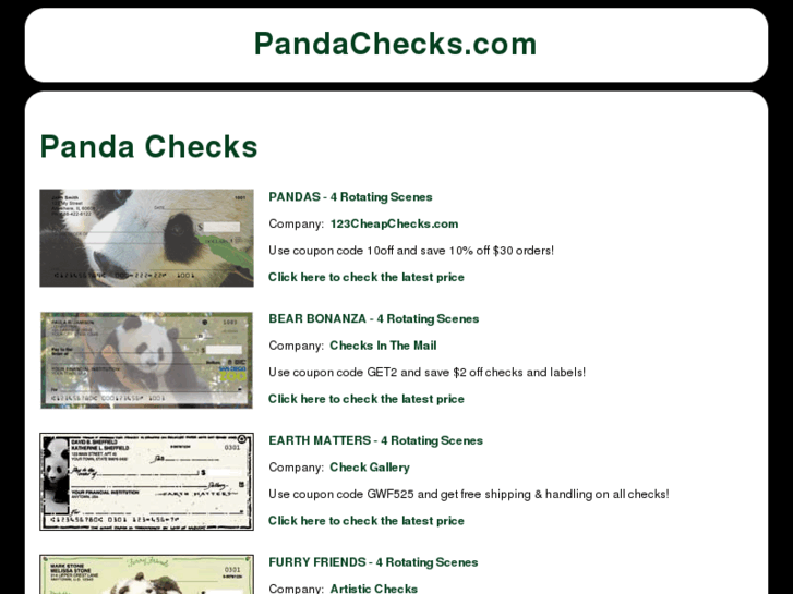 www.pandachecks.com