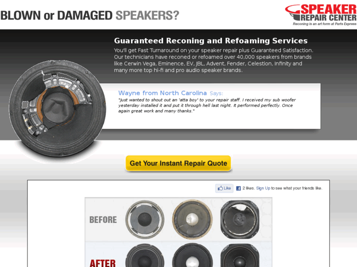 www.speakerrepaircenter.com