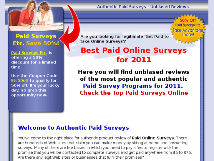 www.authenticpaidsurveys.com