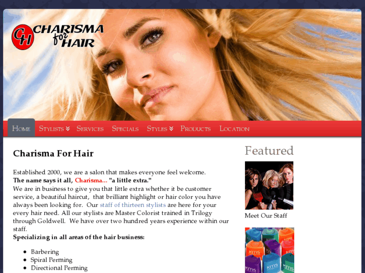 www.charismaforhair.com