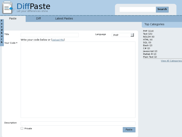 www.diffpaste.com