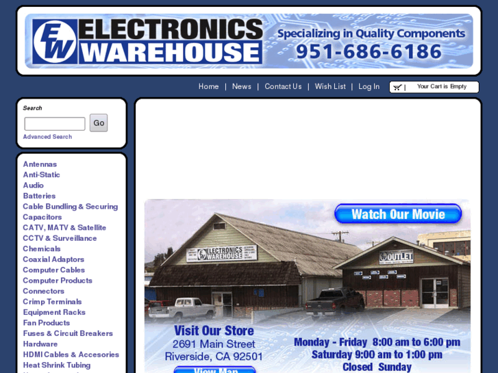 www.electronicswarehouse.net