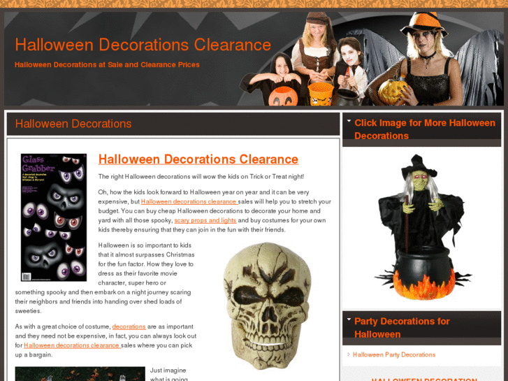 www.halloweendecorationsclearance.net