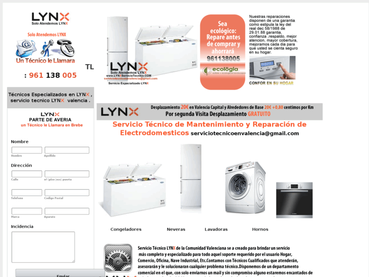 www.lynxserviciotecnico.com