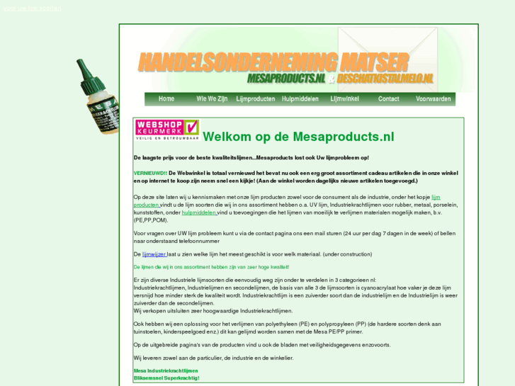 www.mesaproducts.nl