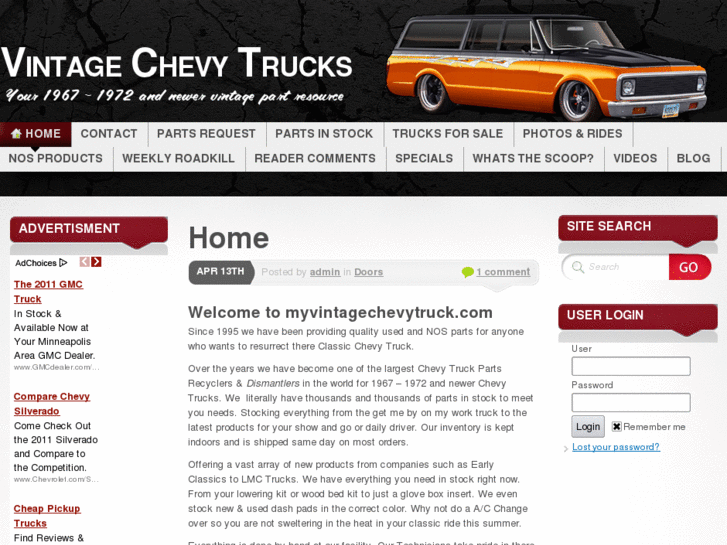 www.myvintagechevytruck.com