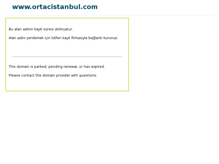 www.ortacistanbul.com