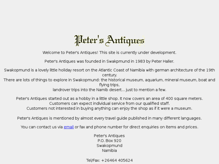 www.peters-antiques.com