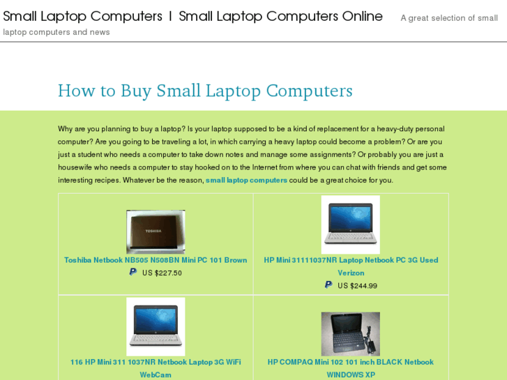 www.smalllaptopcomputersonline.com