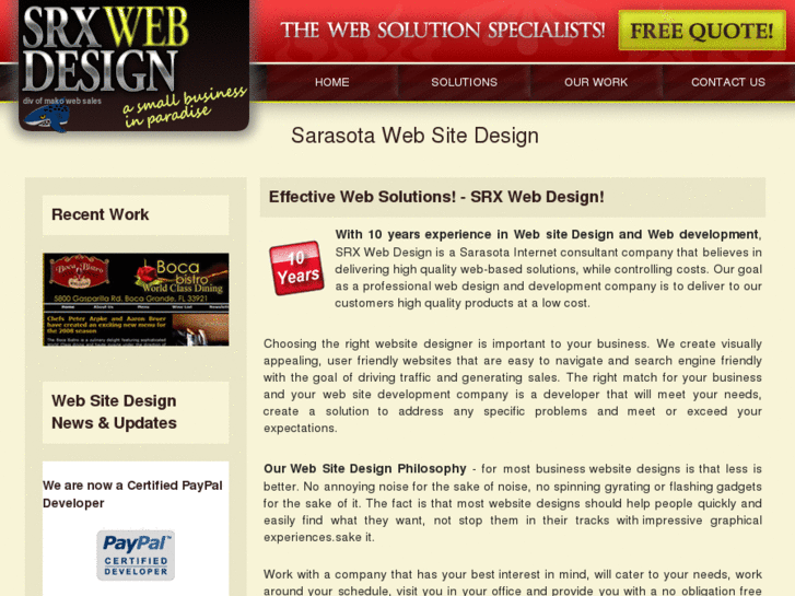 www.srxwebdesign.com