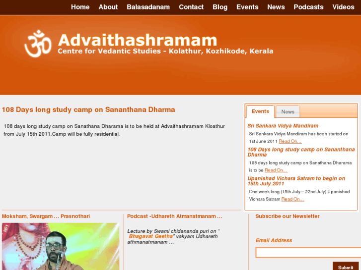 www.advaithashramam.org