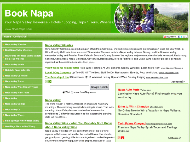 www.booknapa.com