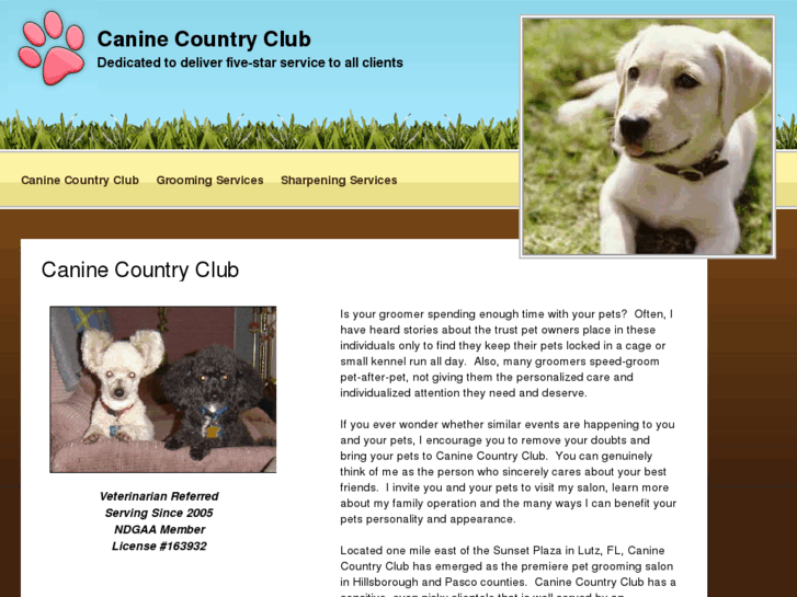 www.caninecountryclublutz.com