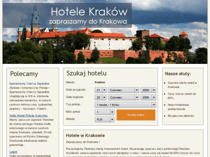 www.hotelkrakow.com