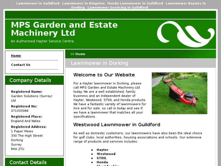 www.lawnmowerindorking.com