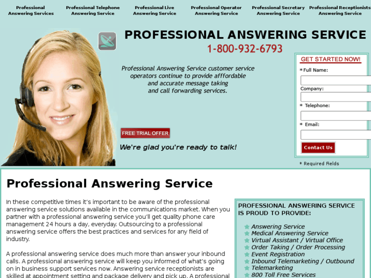 www.professionalansweringservice.biz