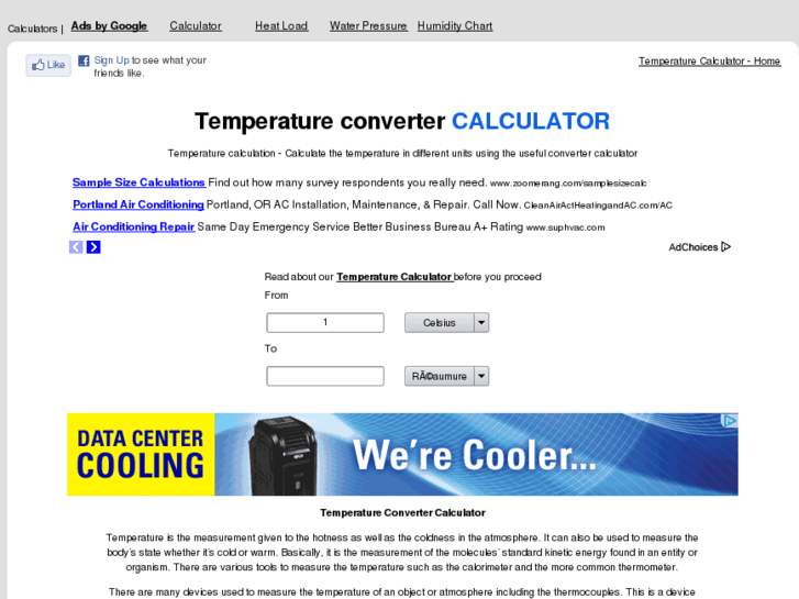 www.temperature-calculator.com
