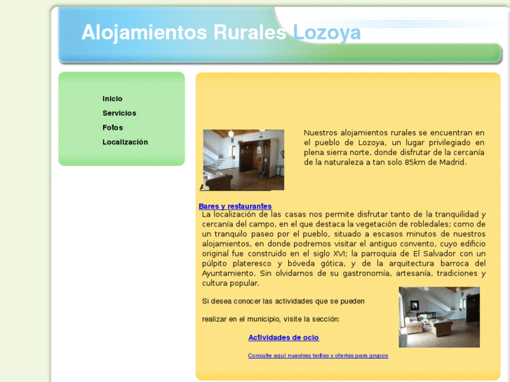 www.alojamientosruraleslozoya.com