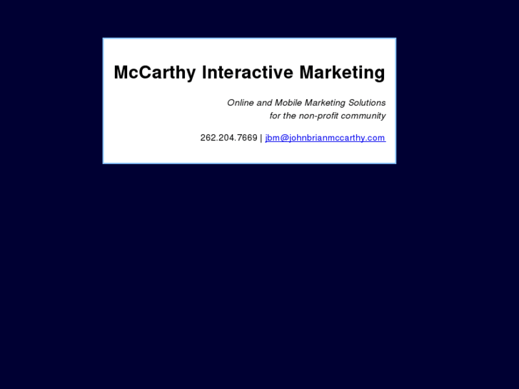 www.mccarthyinteractive.com