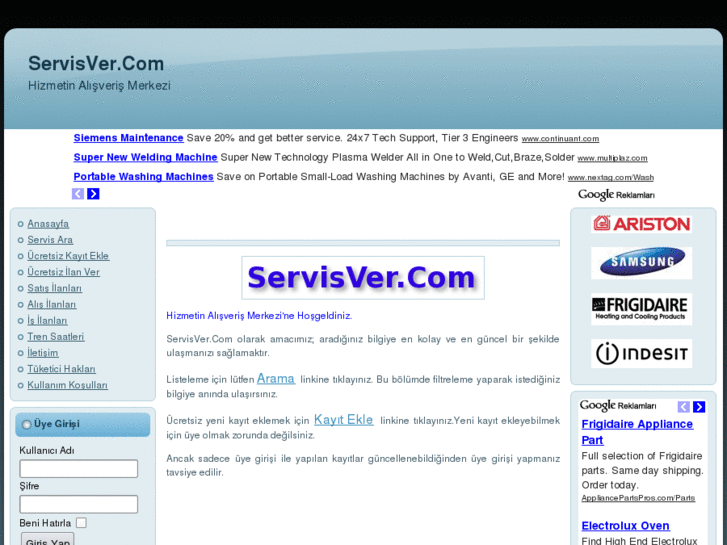 www.servisver.com