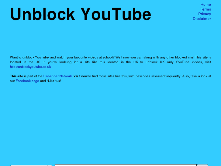 www.unblockyoutube.us