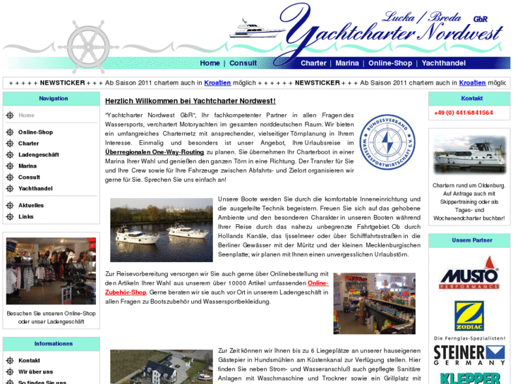 www.yachtcharter-nordwest.de