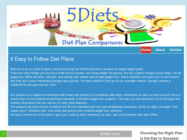 www.5diets.info