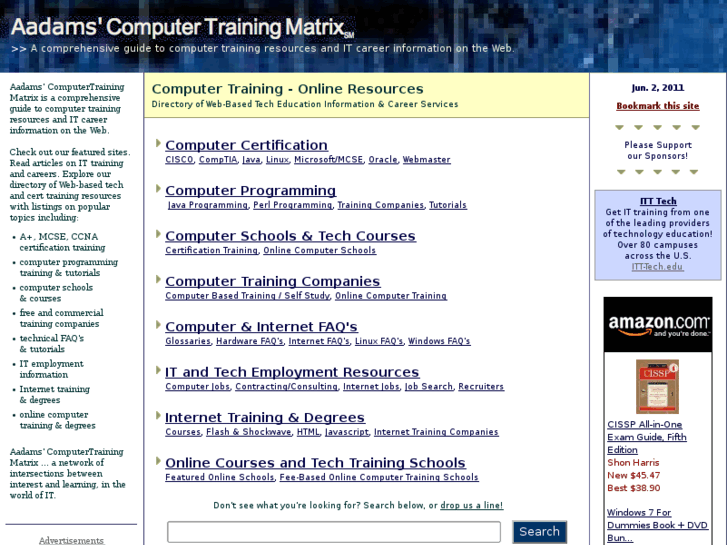 www.aadamscomputertraining.com