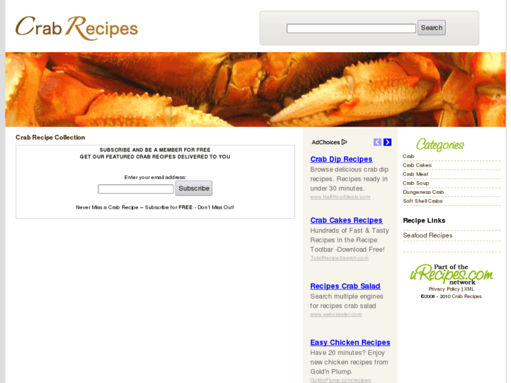 www.crabrecipes.org