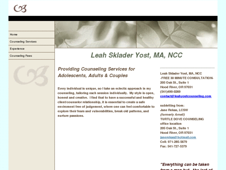 www.leahyostcounseling.com