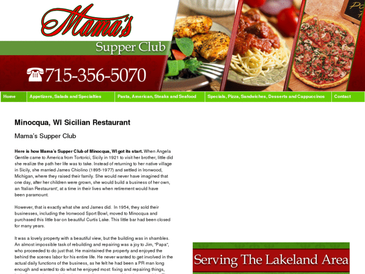 www.mamassupperclubminocqua.com