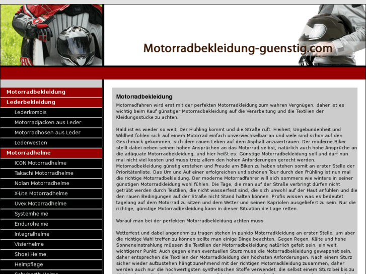 www.motorradbekleidung-guenstig.com