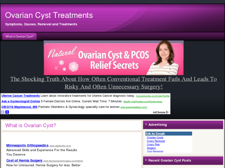 www.ovariancysttreatments.com