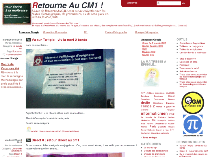 www.retourneaucm1.com