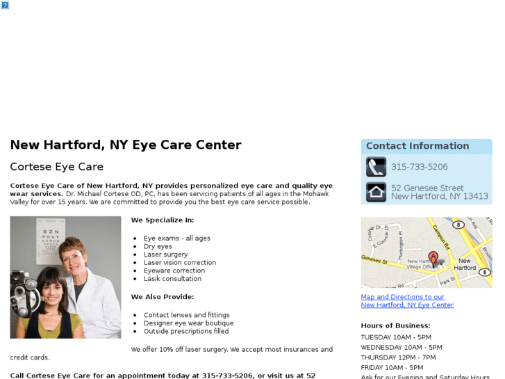 www.corteseeyecare.com