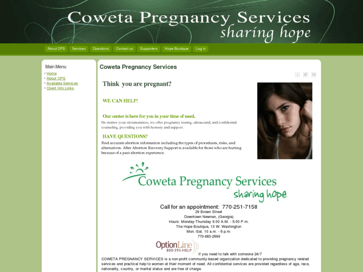 www.cowetapregnancyservices.org