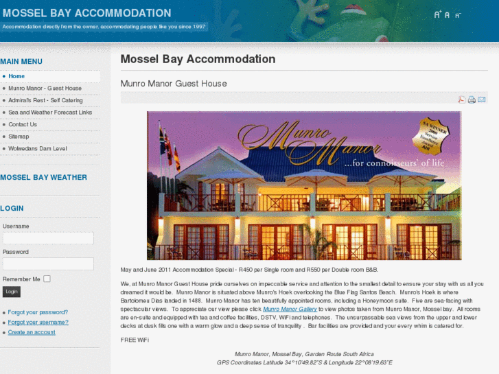 www.mosselbayaccommodation.org