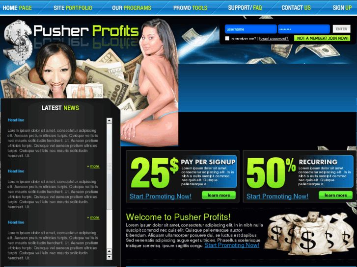 www.pusherprofits.com