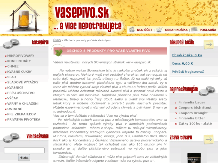 www.vasepivo.sk