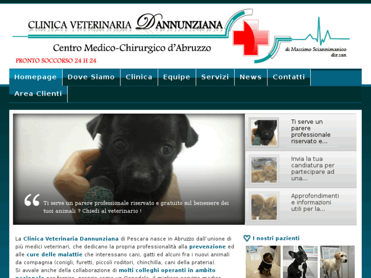 www.clinicaveterinariadannunziana.com