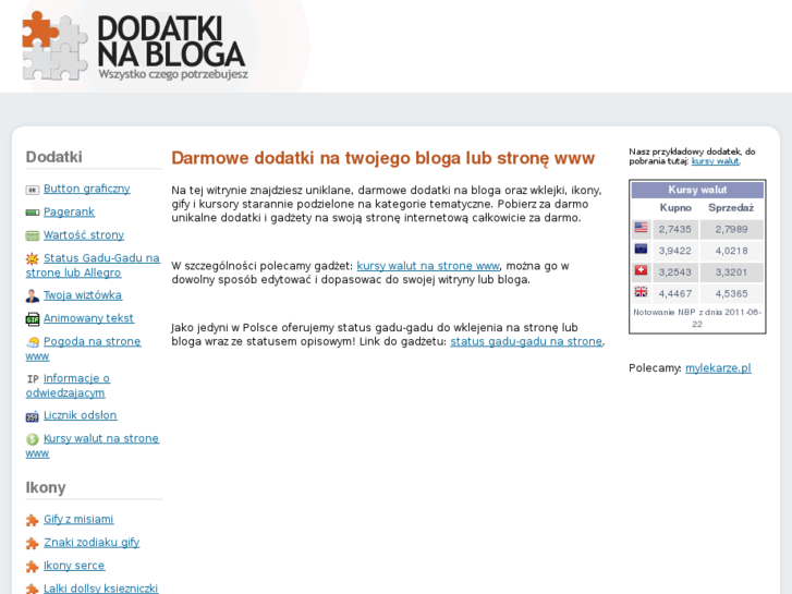 www.dodatkinabloga.pl