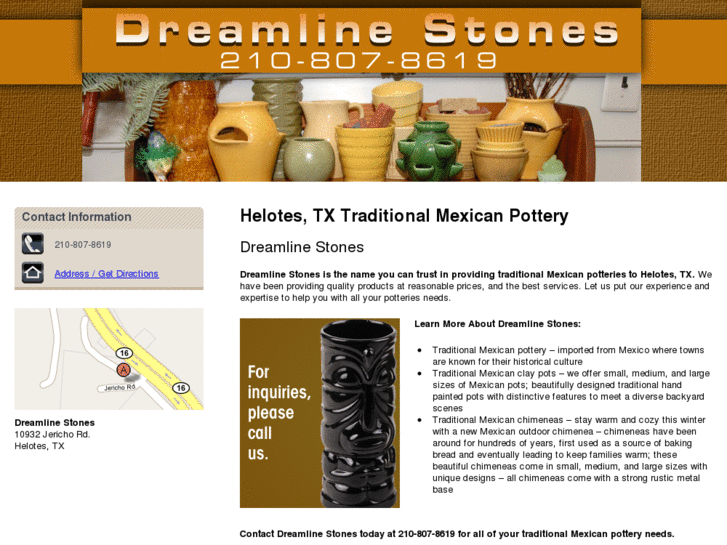 www.dreamlinestonesandpottery.com