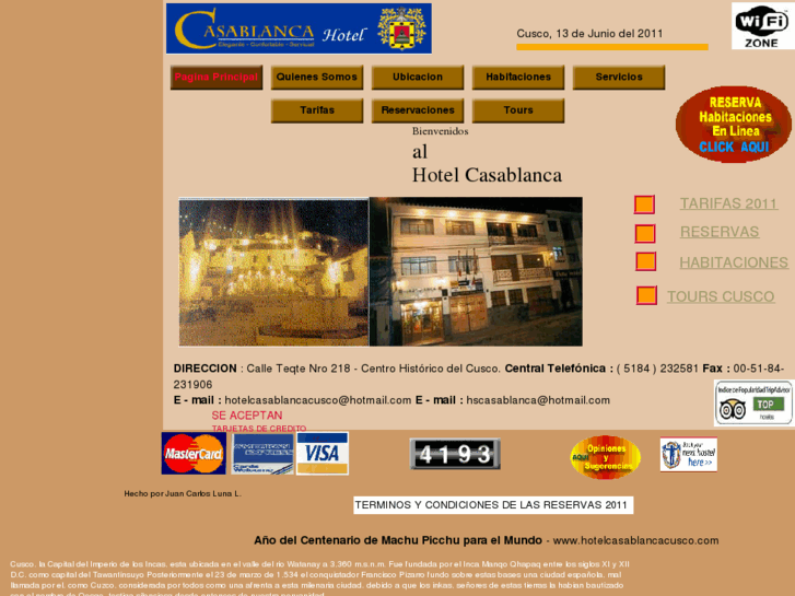 www.hotelcasablancacusco.com