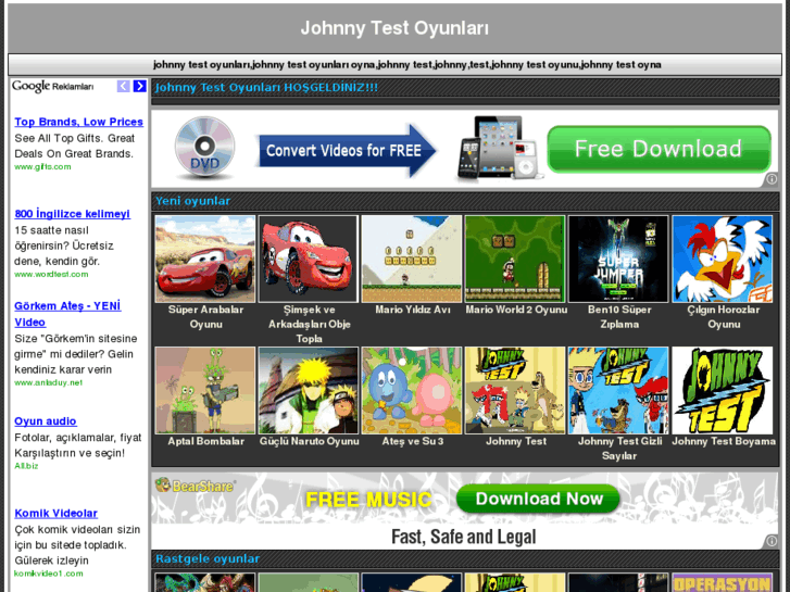 www.johnnytest.org