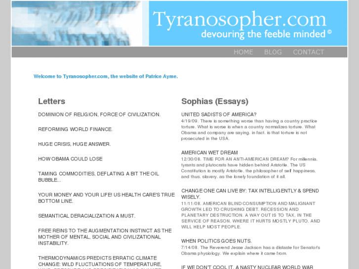 www.tyranosopher.com