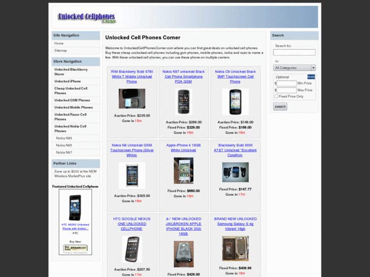 www.unlockedcellphonescorner.com
