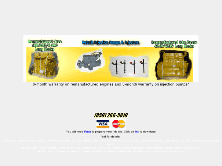 www.usedconstructionequipmentparts.com