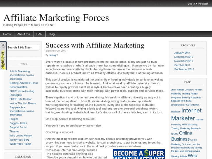 www.affiliatemarketingforces.net