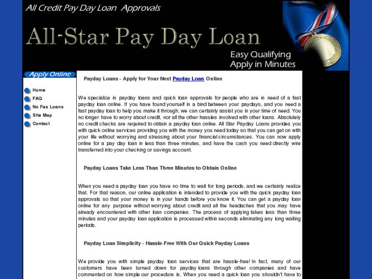www.allstarpaydayloan.com